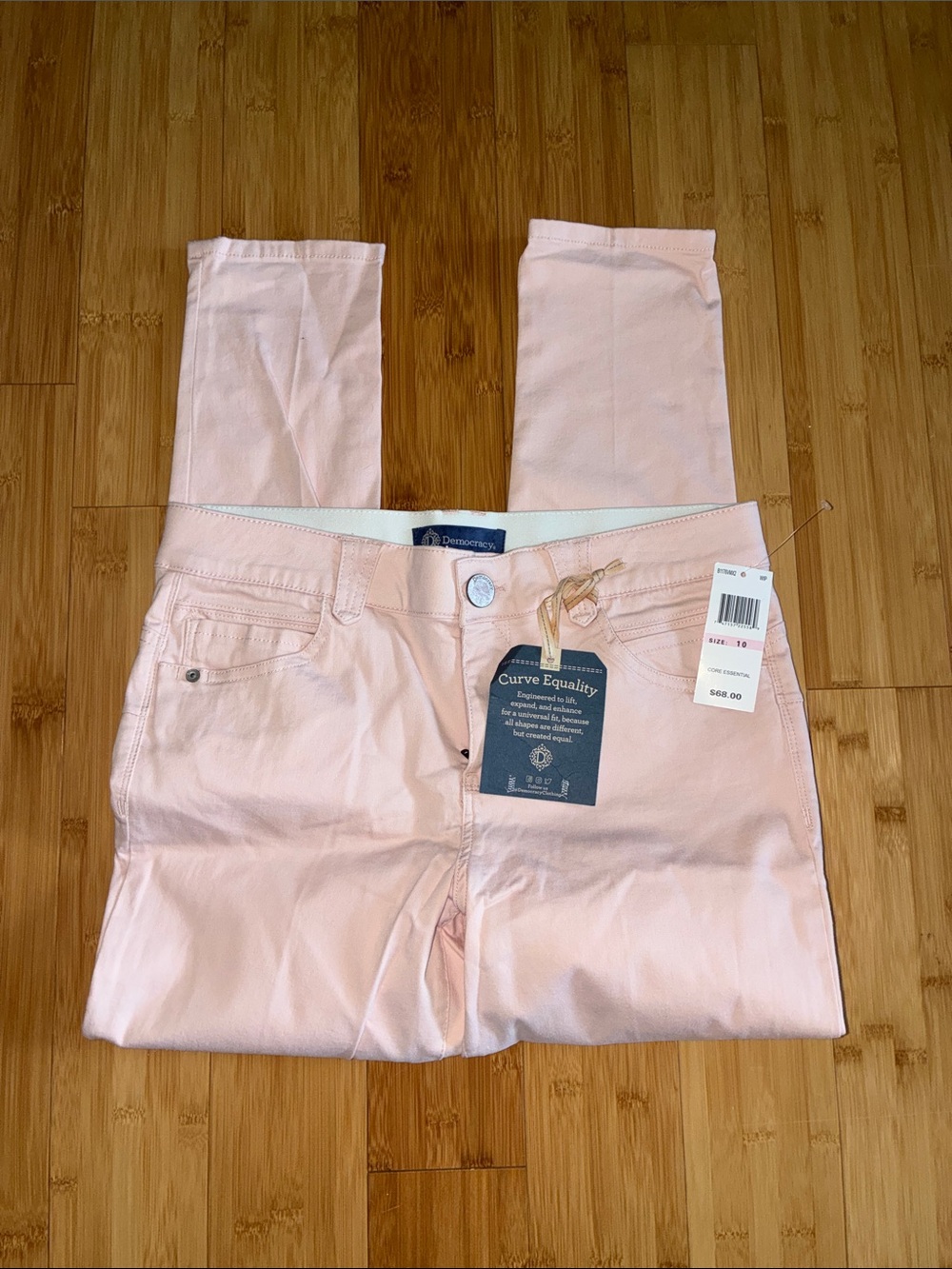 NWT democracy, ab solution blush color size 10 ankle skimmer